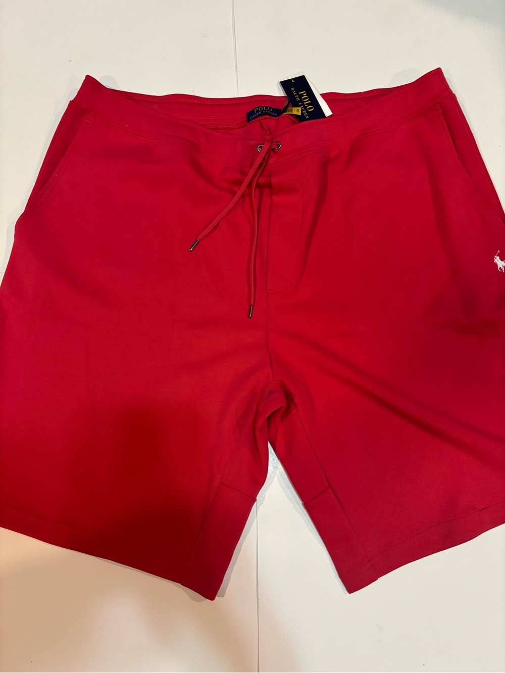 Ralph Lauren Red Drawstring Lounge Shorts